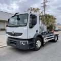 camion blanco portacontenedores